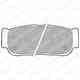 Колодки тормозные дисковые для KIA SORENTO(JC) DELPHI LP1797 / 23931 - изображение