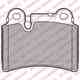Колодки тормозные дисковые для VW TOUAREG(7L6,7L7,7LA) DELPHI LP2061 / 24097 - изображение
