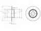 Тормозной диск DELPHI BG2322 - изображение