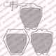 Колодки тормозные дисковые для AUDI A4(8D2,8D5,B5), A6(4B2,4B5,C5), ALLROAD(4BH,C5) DELPHI LP1703 - изображение