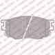 Колодки тормозные дисковые для MAZDA 6(GG,GY) DELPHI LP1916 - изображение