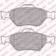 Колодки тормозные дисковые для TOYOTA YARIS(KSP9#, NCP9#, NSP9#, SCP9#, ZSP9#) DELPHI LP2005 - изображение