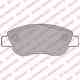 Колодки тормозные дисковые для RENAULT MEGANE(BM0/1#,CM0/1#,LM0/1#), SCENIC(JM0/1#) DELPHI LP2075 - изображение