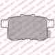 Колодки тормозные дисковые для HONDA ACCORD(CU) DELPHI LP2145 - изображение