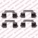Комплектующие колодок дискового тормоза DELPHI LX0405 - изображение