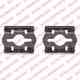 Комплектующие колодок дискового тормоза DELPHI LX0409 - изображение