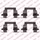 Комплектующие колодок дискового тормоза DELPHI LX0446 - изображение