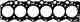 Прокладка головки цилиндра ELRING 182.160 - изображение