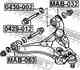 Болт регулировки развала колёс FEBEST 0429-012 - изображение