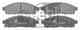 Колодки тормозные дисковые передний для MITSUBISHI L 200(KA#T,KB#T,KJ#,KK#,KL#) FEBI BILSTEIN 16624 - изображение