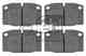 Колодки тормозные дисковые передний для DAEWOO LANOS, NEXIA / OPEL ASCONA, CORSA, KADETT, MANTA, OMEGA, REKORD E, VECTRA FEBI BILSTEIN 16203 / 20939 - изображение