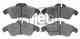 Колодки тормозные дисковые передний для MERCEDES SPRINTER(901, 902, 903, 904), V(638/2), VARIO, VITO(638) / VW LT(2, 2DA, 2DB, 2DC, 2DD, 2DE, 2DF, 2DH, 2DK) FEBI BILSTEIN 16251 - изображение