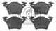 Колодки тормозные дисковые задний для MERCEDES V(638/2), VITO(638) FEBI BILSTEIN 16255 - изображение