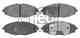 Колодки тормозные дисковые передний для CHEVROLET MATIZ(M200,M250), SPARK / DAEWOO MATIZ(KLA4,KLYA) FEBI BILSTEIN 16341 - изображение