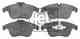Колодки тормозные дисковые передний для FORD GALAXY, MONDEO, S-MAX / LAND ROVER FREELANDER / VOLVO S60, S80, V60, V70 FEBI BILSTEIN 16613 - изображение