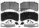 Колодки тормозные дисковые задний для MERCEDES ACTROS MP4, ACTROS, ANTOS, AROCS, ATEGO, AXOR, ECONIC FEBI BILSTEIN 16996 - изображение