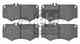 Колодки тормозные дисковые передний для MERCEDES G(W460,W461,W463), T1(601,602), T1/TN, T2/LN1 / VW LT(291-512,293-909) FEBI BILSTEIN 16033 / 20784 - изображение