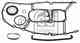 Комплект прокладок, картер рулевого механизма FEBI BILSTEIN 22570 - изображение