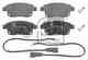 Колодки тормозные дисковые задний для FORD TRANSIT CUSTOM, TRANSIT TOURNEO, TRANSIT FEBI BILSTEIN 16701 - изображение