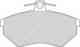 Колодки тормозные дисковые передний для AUDI 100, 80, 90, A4, CABRIOLET, COUPE, QUATTRO / VW CADDY, CORRADO, GOLF, PASSAT, VENTO FERODO FDB775 / 20168 - изображение