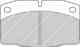 Колодки тормозные дисковые передний для DAEWOO NEXIA / OPEL ASCONA, CORSA, KADETT, MANTA, OMEGA, REKORD E, VECTRA FERODO FDB173 / 20939 - изображение