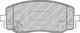 Колодки тормозные дисковые передний для HYUNDAI i10(PA) / KIA PICANTO(BA) FERODO FDB1783 / 24275 - изображение