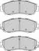 Колодки тормозные дисковые передний для HONDA CR(RE) FERODO FDB4161 / 24342 - изображение