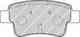 Колодки тормозные дисковые задний для FIAT PUNTO(199) / OPEL CORSA FERODO FDB1922 / 24349 - изображение