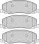 Колодки тормозные дисковые передний для OPEL INSIGNIA / SAAB 9-5(YS3G) FERODO FDB4278 / 24418 - изображение
