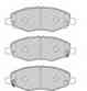 Колодки тормозные дисковые передний для TOYOTA HILUX(GGN#,KUN#,LAN#,TGN#), KIJANG INNOVA(#KUN4#,#TGN4#) FERODO FDB1836 / 24523 - изображение