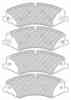 Колодки тормозные дисковые передний для LAND ROVER DISCOVERY(LA), RANGE ROVER(LG,LS,LW) FERODO FDB4455 / 25021 - изображение
