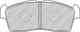 Колодки тормозные дисковые передний для CITROEN C-ZERO / PEUGEOT ION / SUZUKI ALTO(HA24) FERODO FDB1812 / 23507 - изображение