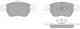 Колодки тормозные дисковые для CITROEN C4(LA#,LC#) / PEUGEOT 208, 3008, 307(3A/C,3B,3E,3H), 308(4A#,4C#), RCZ FREMAX FBP-1352 / 23589 - изображение