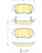 Колодки тормозные дисковые для CHEVROLET ASTRA, CORSA, ZAFIRA / KIA VENGA / OPEL ASTRA, COMBO, CORSA, MERIVA, ZAFIRA GIRLING 6115151 / 23416 - изображение