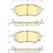 Колодки тормозные дисковые для SUBARU FORESTER(SJ), LEGACY(B13#,BL,BM,BP,BR), OUTBACK(BM,BR,BS), TRIBECA(B9) GIRLING 6133729 / 24222 - изображение