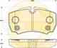 Колодки тормозные дисковые для FORD TRANSIT GIRLING 6119019 / 24581 - изображение