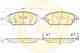 Колодки тормозные дисковые для CHEVROLET AVEO(T300), COBALT GIRLING 6135796 / 25722 - изображение