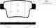 Колодки тормозные дисковые задний для CITROEN C4(UA#,UD#) / PEUGEOT 408 GOODWILL 2058 R - изображение