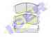 Колодки тормозные дисковые для SUBARU IMPREZA(GC,GF,GFC), LEGACY(BC,BD,BG,BJF) ICER 180998 / 21495 - изображение