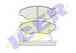 Колодки тормозные дисковые для KIA RETONA(CE), SPORTAGE(K00) ICER 181370 / 23442 - изображение
