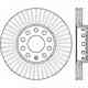 Тормозной диск JURID 561548JC - изображение
