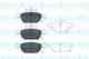 Колодки тормозные дисковые для HONDA ACCORD(CU), CIVIC(FK) KAVO PARTS KBP-2043 - изображение