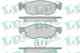 Колодки тормозные дисковые для FIAT DOBLO(119,223), SIENA(178#) LPR 05P756 / 20907 - изображение