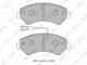Колодки тормозные дисковые передний для CITROEN JUMPER / FIAT DUCATO(250,290) / PEUGEOT BOXER LYNXauto BD-2829 - изображение