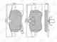 Колодки тормозные дисковые передний для OPEL ASTRA(F07#, F08#, F35#, F48#, F67, F69#, F70, L48), ZAFIRA(A05, F75#) LYNXauto BD-5904 - изображение