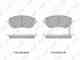 Колодки тормозные дисковые передний для TOYOTA AURIS(NZE18#, ZRE18#, ZWE18#), COROLLA(NDE18#, NRE18#, ZRE17#, ZRE18#) LYNXauto BD-7605 - изображение