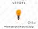 Лампа накаливания PY21W 12В 21Вт LYNXauto ORANGE L14421Y - изображение