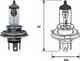 Лампа накаливания H4 12В 60/55Вт MAGNETI MARELLI 002555100000 - изображение