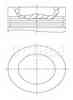 Поршень MAHLE ORIGINAL 038 56 00 Поршень MAHLE ORIGINAL 038 56 00 - изображение