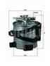 MAHLE KLH4422 - фильтр топливный - изображение